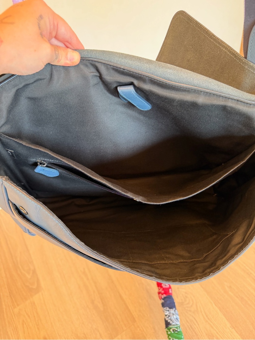 Coach Hudson Messenger Bag Duke Blue - Picture 5 of 10